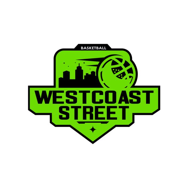 Westcoast Street Basketball logo template Thumbnail