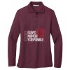 Women's Silk Touch Long Sleeve Polo Thumbnail